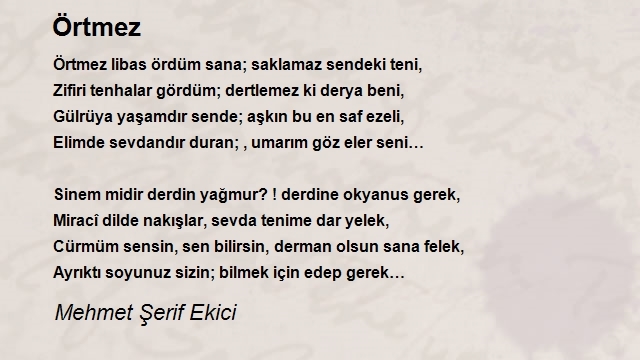 Mehmet Şerif Ekici