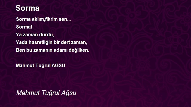 Mahmut Tuğrul Ağsu