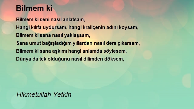 Hikmetullah Yetkin