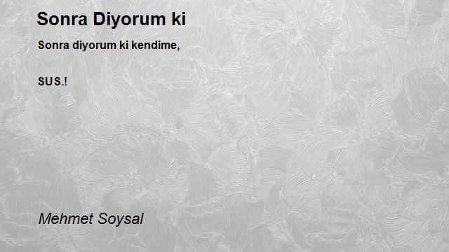 Mehmet Soysal