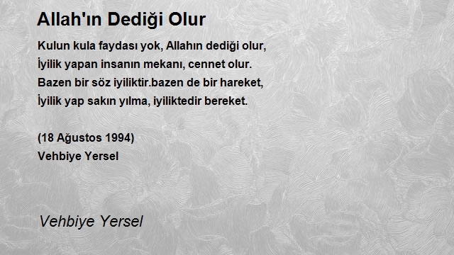 Vehbiye Yersel