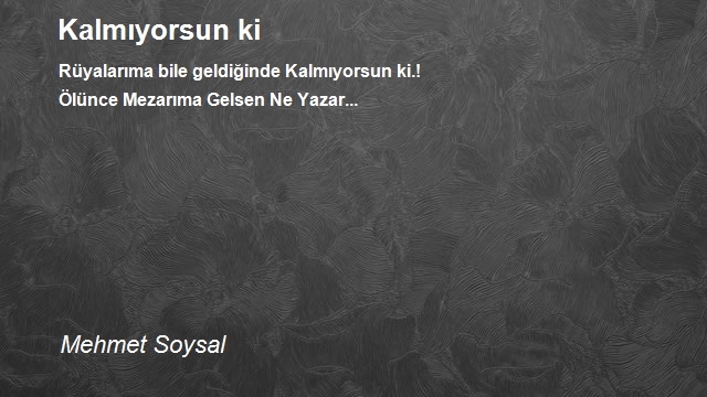 Mehmet Soysal