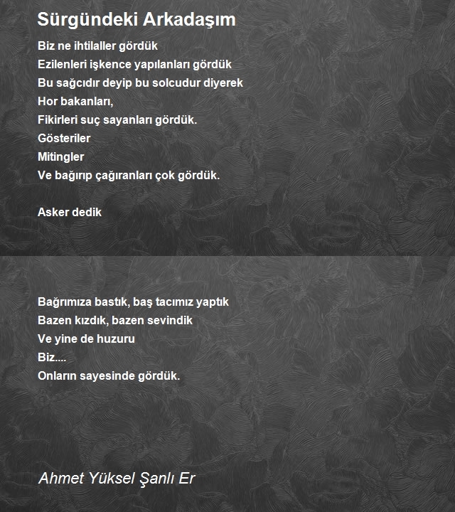 Ahmet Yüksel Şanlı Er