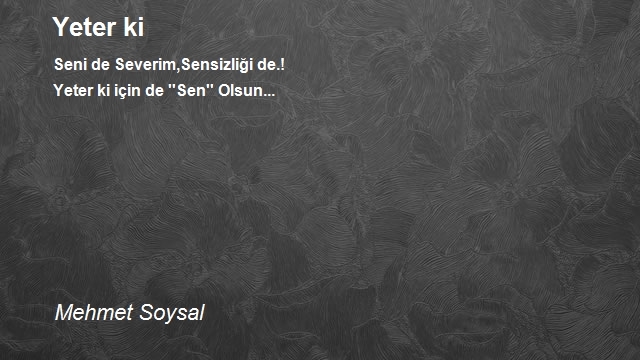 Mehmet Soysal