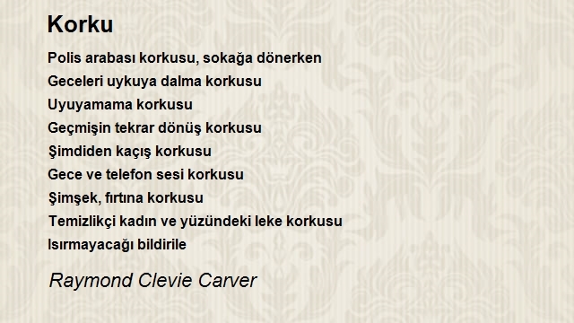 Raymond Clevie Carver