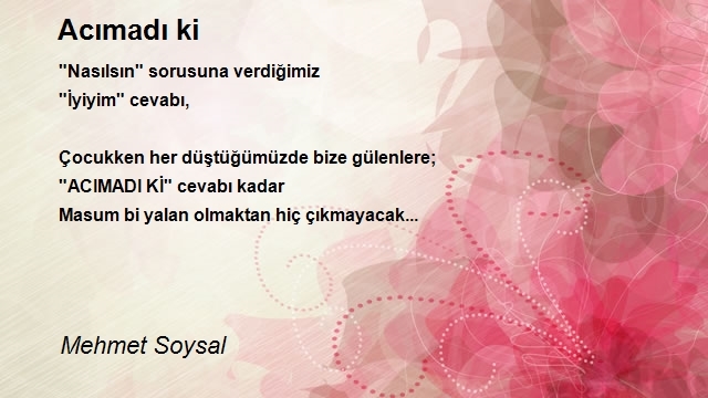 Mehmet Soysal