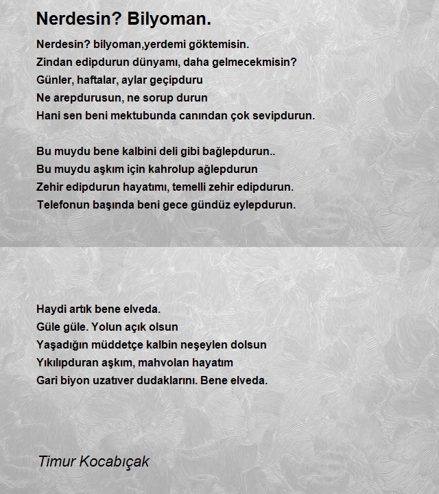 Timur Kocabıçak