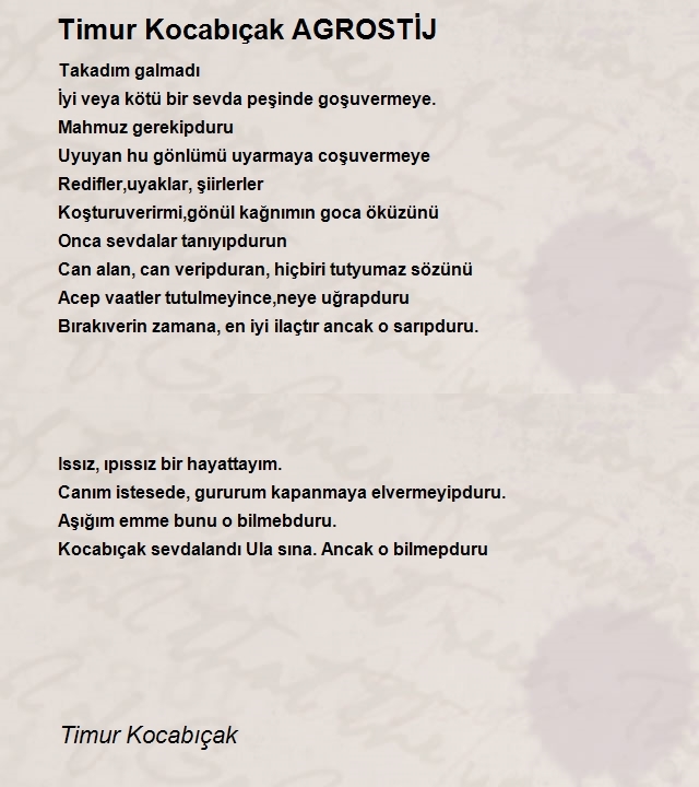 Timur Kocabıçak