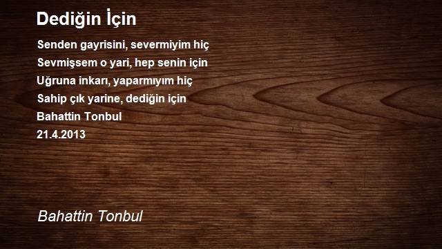 Bahattin Tonbul