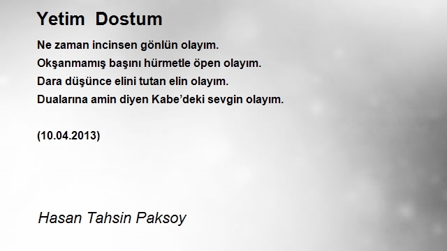 Hasan Tahsin Paksoy