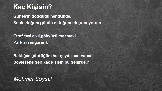 Mehmet Soysal