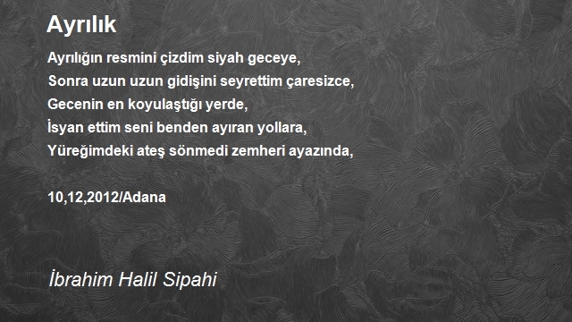 İbrahim Halil Sipahi