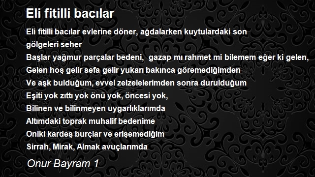 Onur Bayram 1