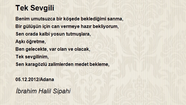 İbrahim Halil Sipahi