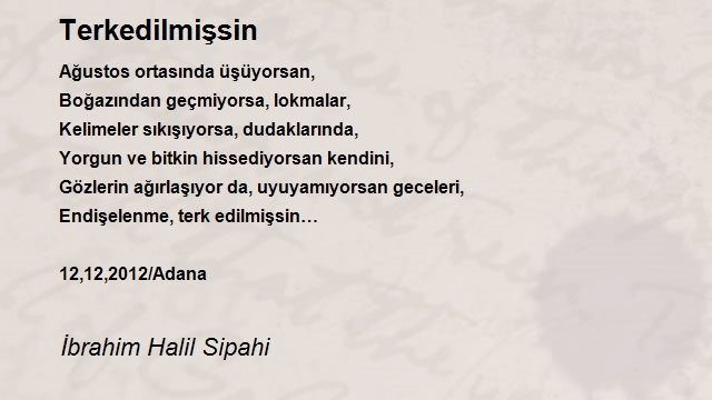 İbrahim Halil Sipahi