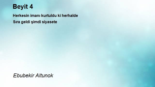 Ebubekir Altunok