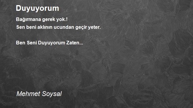 Mehmet Soysal