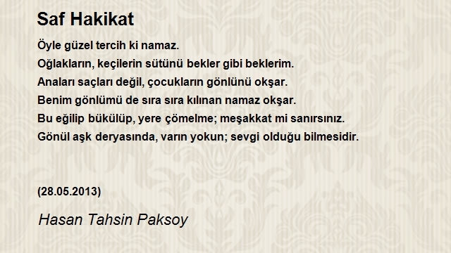 Hasan Tahsin Paksoy