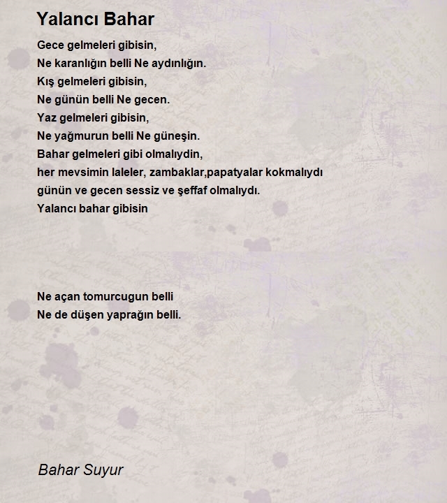 Bahar Suyur