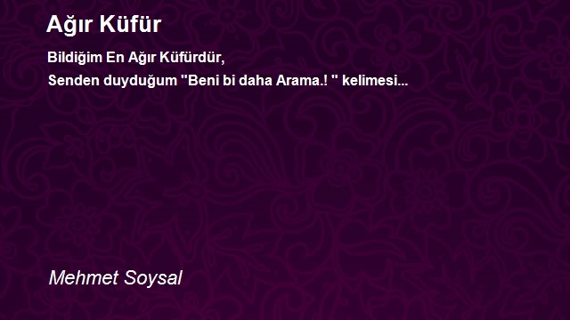 Mehmet Soysal