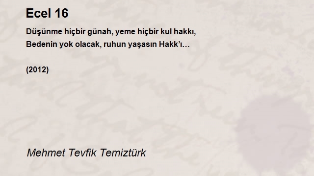 Mehmet Tevfik Temiztürk