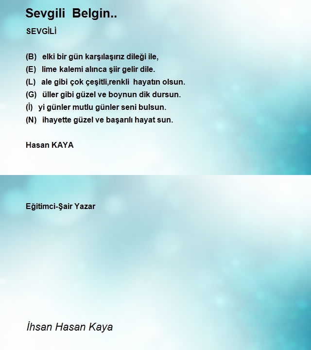 İhsan Hasan Kaya