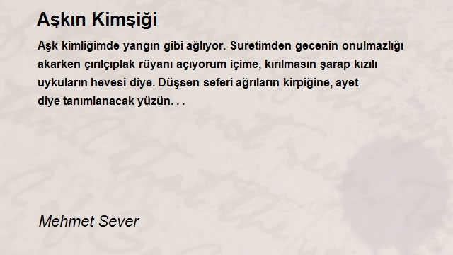 Mehmet Sever