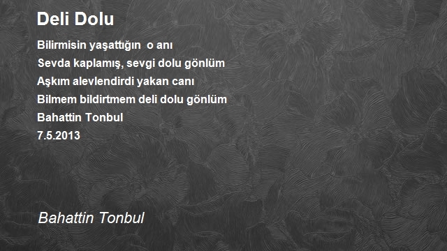 Bahattin Tonbul