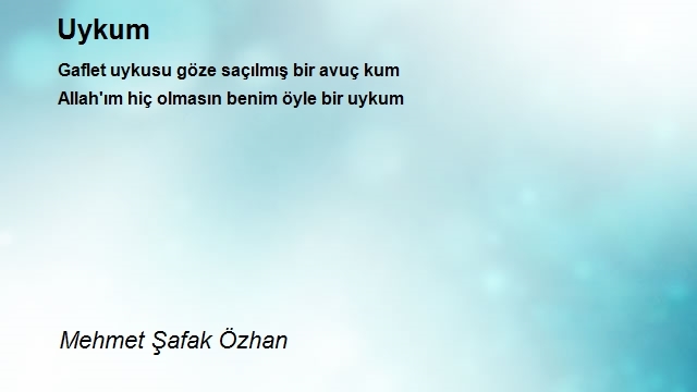 Mehmet Şafak Özhan