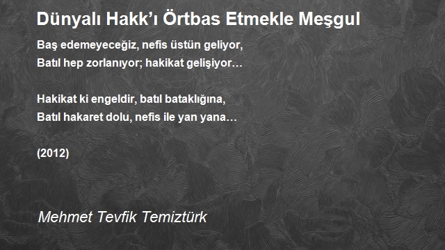 Mehmet Tevfik Temiztürk