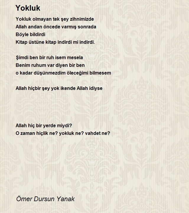 Ömer Dursun Yanak