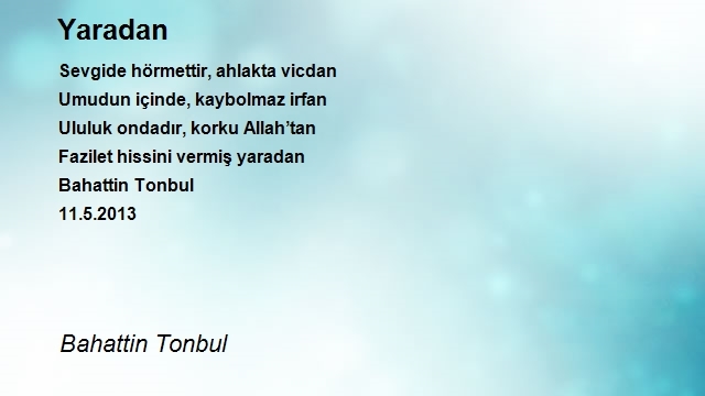 Bahattin Tonbul