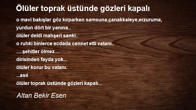 Altan Bekir Esen