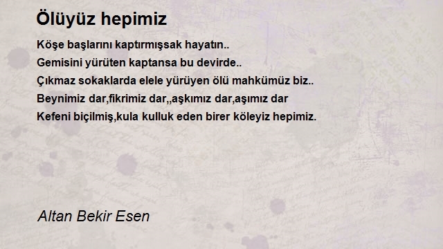 Altan Bekir Esen