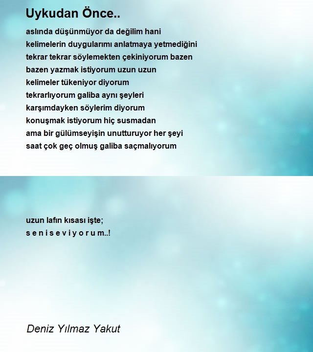 Deniz Yılmaz Yakut