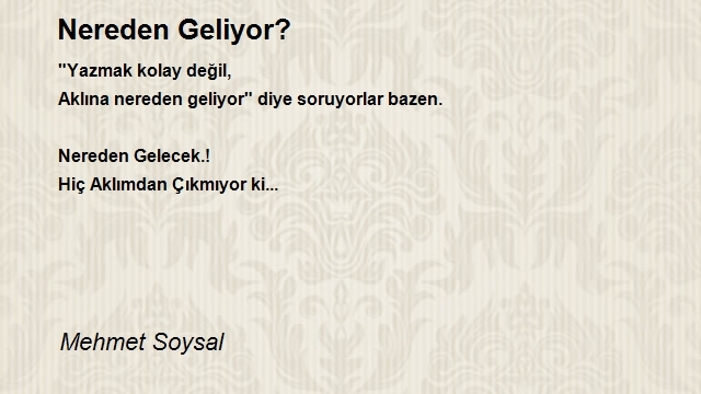 Mehmet Soysal