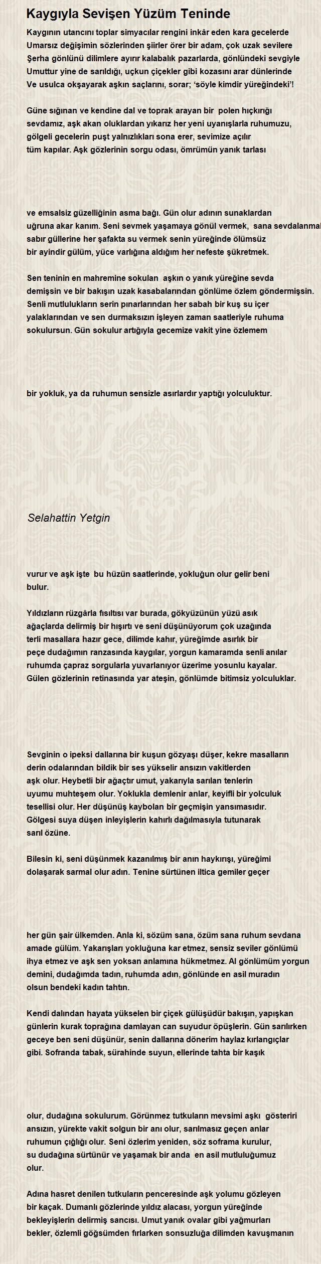 Selahattin Yetgin