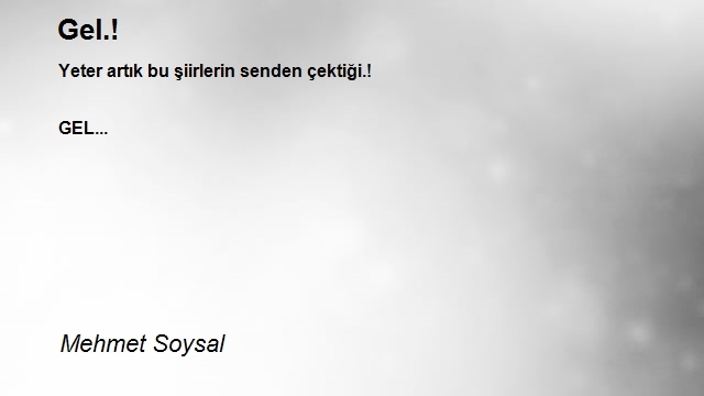 Mehmet Soysal