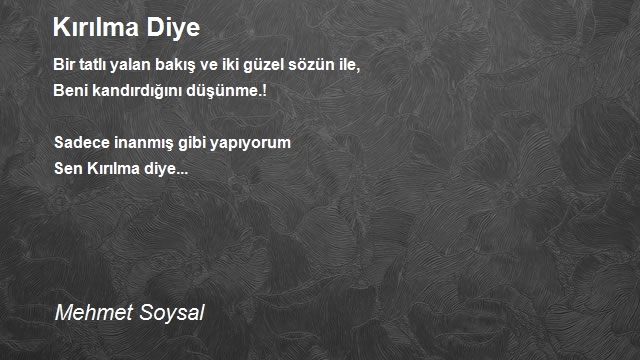 Mehmet Soysal