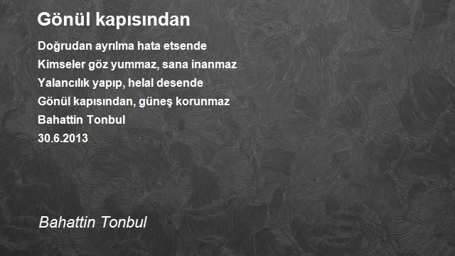 Bahattin Tonbul