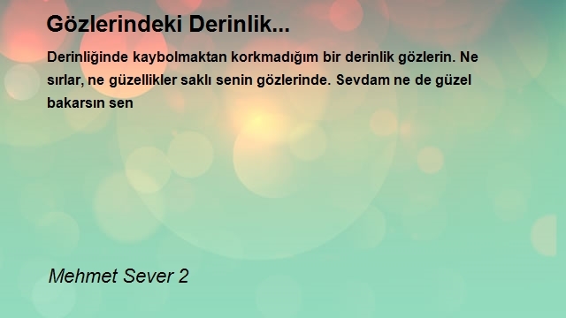 Mehmet Sever 2