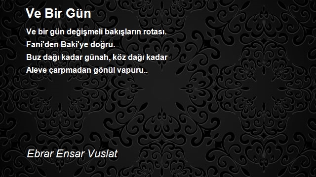 Ebrar Ensar Vuslat