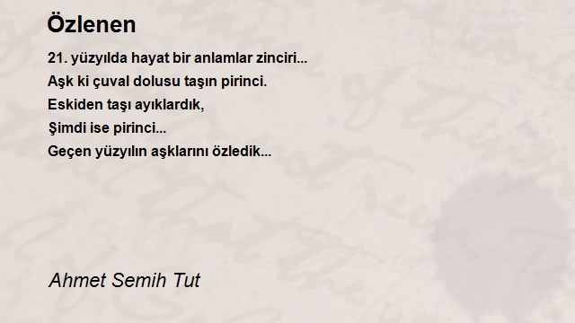 Ahmet Semih Tut