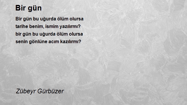 Zübeyr Gürbüzer