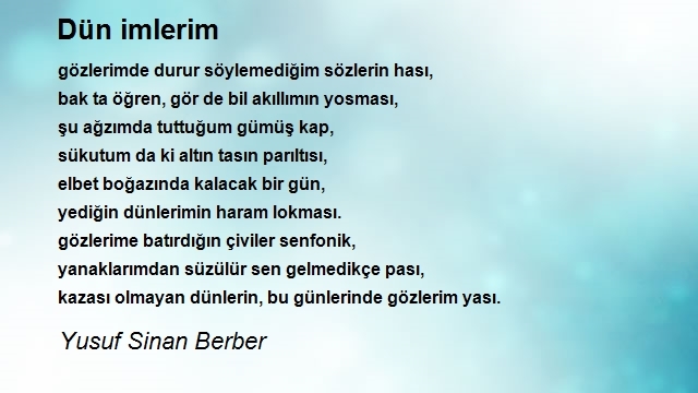 Yusuf Sinan Berber