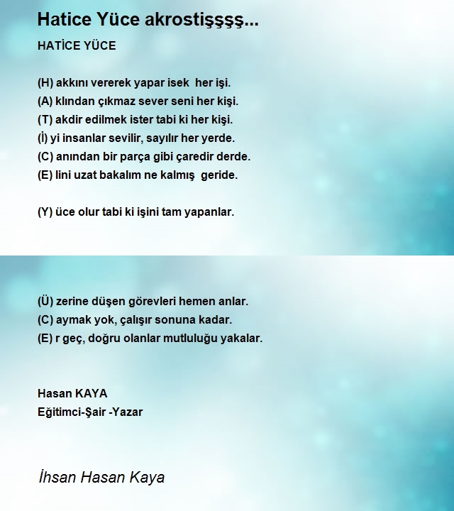 İhsan Hasan Kaya