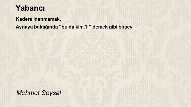 Mehmet Soysal