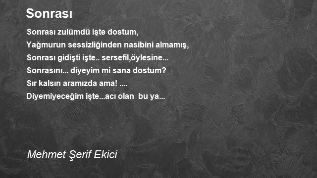 Mehmet Şerif Ekici