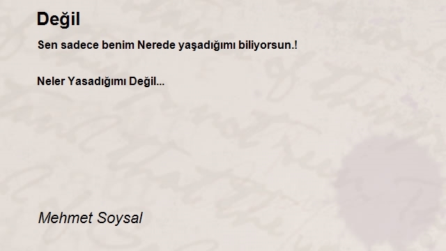 Mehmet Soysal