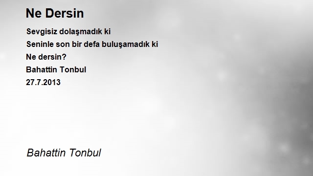 Bahattin Tonbul